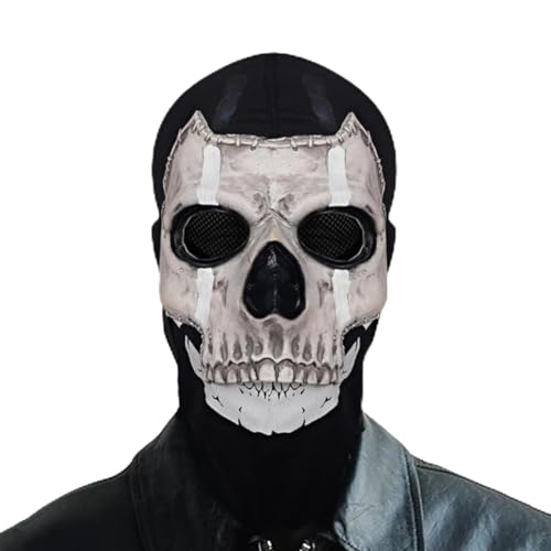 FiveMileBro Geistermaske Call of Duty MW2 Grusel Schädel Vollgesichtsmaske für Halloween Cosplay Karneval von FiveMileBro