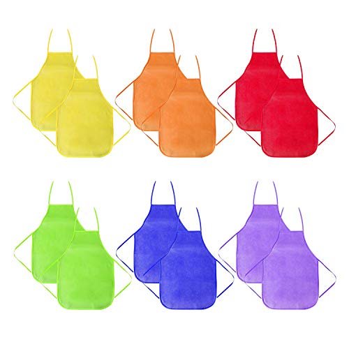 Fivetwofive 12 Teiliges Wasserdichtes Kunst Malerei Schutz Blech Der Kinder Backen Schutz Blech, das Schutz Blech 6 Farben Kocht von Fivetwofive