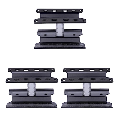 Fivetwofive 3X Metall RC Auto Arbeitsplatz Arbeiten Stand Reparatur 360 Grad Drehung für 1/8 1/10 1/12 1/16 Modelle, Schwarz von Fivetwofive