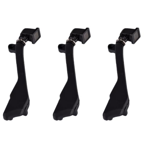 Fivetwofive 3X Schwarzer Radiergummi Schnorchel für 1/10 RC Crawler Auto -4 TRX4 T4 ZubehöR von Fivetwofive