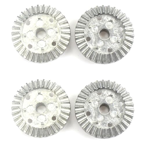 Fivetwofive 4 Stücke 30T Metall Differential Getriebe für 144001 124019 124018 RC Auto Teile Upgrade Zubehör von Fivetwofive