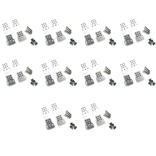 Fivetwofive 40 Stücke RC Auto Metall Stoß Dämpfer Halterung Kits Stoß Dämpfer Sbsorbers Erweiterung Seatfor 1/16 C-14 / C-14 Karat/C-24 / C-24 Karat Off Road Auto Teile von Fivetwofive