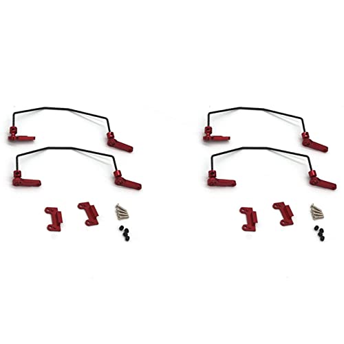 Fivetwofive 4X Stabilisator Vorne und Hinten Aus Metall für 144001 144002 144010 124016 124017 124018 124019 RC Car Upgrades Teile von Fivetwofive