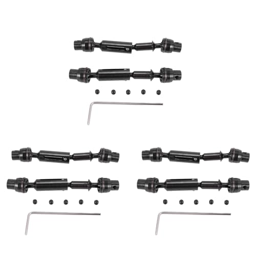 Fivetwofive 6X Metall Vorne Hinten Antriebs Welle für 1/16 B36 B16 C1 C14 C24 B24 Truck RC Auto Teile von Fivetwofive