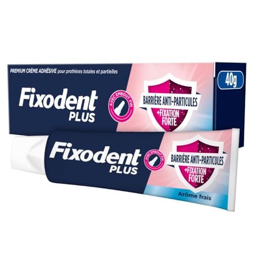 Fixodent Plus die beste antibakterielle Technologie Haftcreme für Zahnprothesen, 40 g von Fixodent