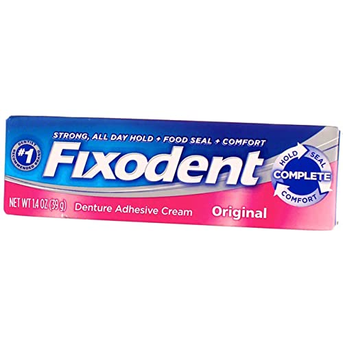 Fixodent P & G Original Denture Adhesive Cream, 400 ml von Fixodent