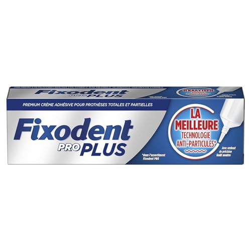 Fixodent Pro Plus Anti-Partikel-Technologie, Haftcreme für Zahnprothesen, 40 g von Fixodent