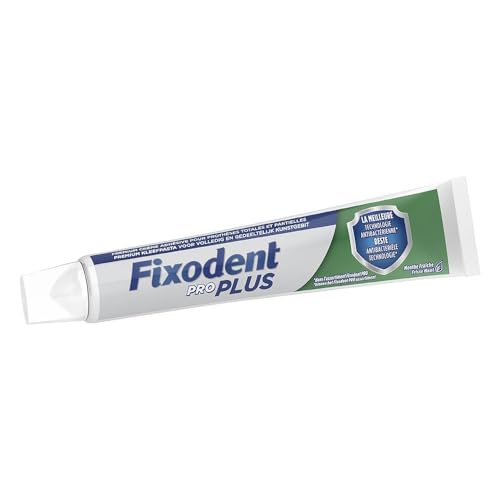 Fixodent Pro Plus Antibakterielle Technologie Haftcreme für Zahnprothesen, 57 g von Fixodent