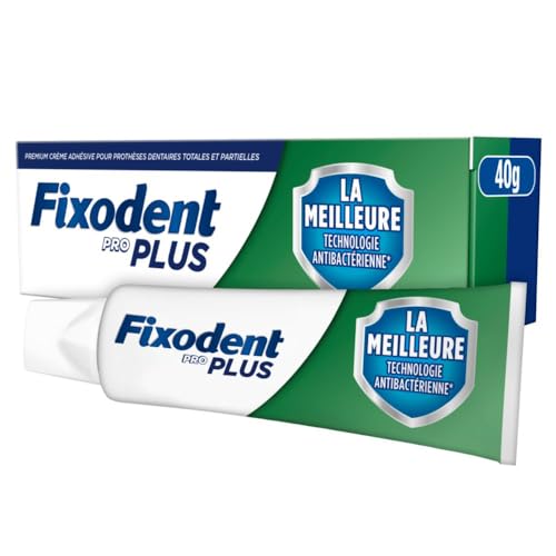 Fixodent Pro Plus die Beste Technologie Antibakterielle Haftcreme für Zahnersatz 40 g von Fixodent