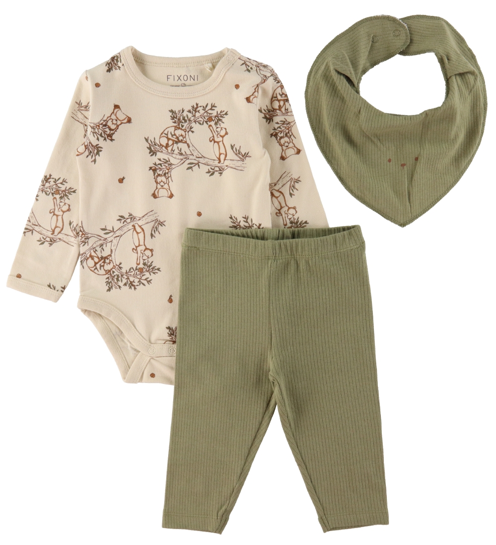 Fixoni Geschenkset - Leggings/Babylätzchen/Body l/ä - Transparen - Fixoni - 74 - Body L/Ä Fixoni Geschenkset - Leggings/Babylätzchen/Body l/ä - Transparen - Fixoni - 74 - Body L/Ä von Fixoni