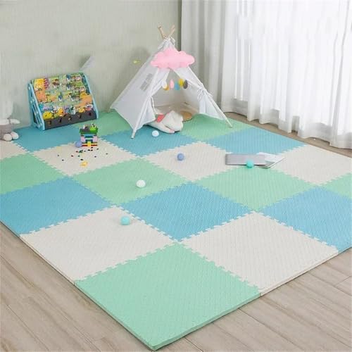 Fjnbbiot Baby-Puzzle-Teppich, Schaumstoffdecke, Lernspielzeug, Spielmatte, A14, 30 x 1 cm, 12 Stück von Fjnbbiot