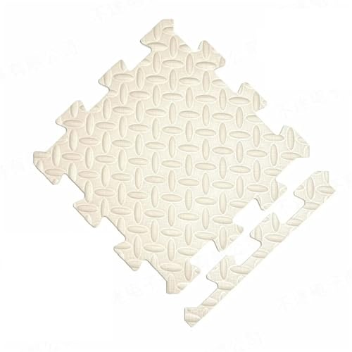 Fjnbbiot Babyspielmatte, Schaumstoff, einfarbig, 2,5 cm, Beige von Fjnbbiot