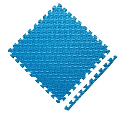 Schaumstoffboden-Spielmatten für Babyzimmer, Puzzle, Spielzeug, Bodenmatte, Heim- und Wohnzimmerteppich, Spielteppich, Blau, 4 Stück, 30 x 30 x 1 cm von Fjnbbiot