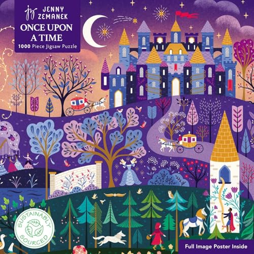 Puzzle – Jenny Zemanek, Es war einmal ...: Unser faszinierendes, hochwertiges 1.000-teiliges Puzzle (73,5 x 51 cm) in Stabiler Kartonverpackung von Flame Tree Publishing