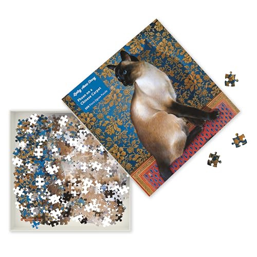 Puzzle - Lesley Anne Ivory: Phuan auf einem chinesischen Teppich: Unser faszinierendes, hochwertiges 500-teiliges Puzzle (49 cm x 36 cm) in Stabiler Kartonverpackung von Flame Tree Publishing