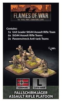 Fallschirmjager Assault Rifle Platoon von Flames of War