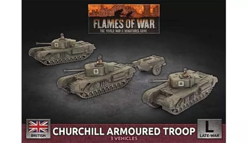 Flames of War FOW Churchill Armoured Troop BBX56 von Flames of War