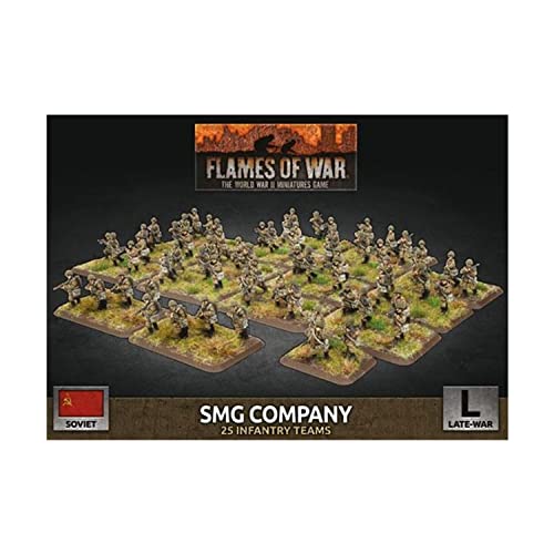 Flames of War FoW Soviet SMG Company SBX80 von Flames of War