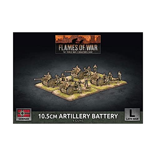 Flames of War Late War German 10.5cm Artillery Battery (GBX145) von Flames of War