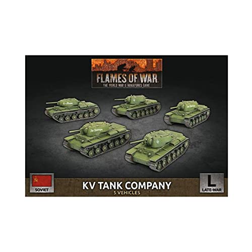 Flames of War Late War Soviet KV Tank Company (SBX73) von Flames of War