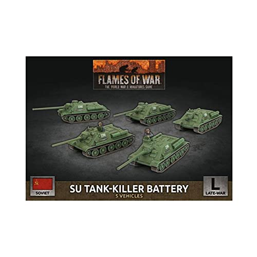 Flames of War Late War Soviet SU Tank-Killer Battery (SBX64) von Flames of War