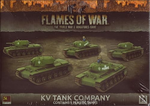 KV Tank Company (Mid War x5 Tanks Plastic) von Flames of War