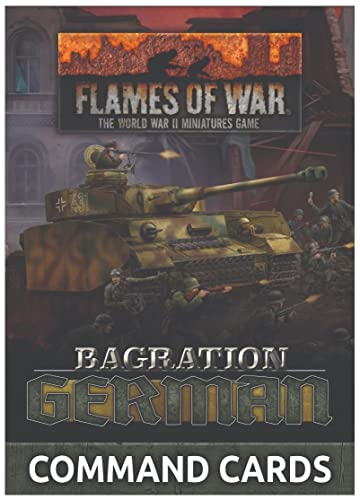 Battlefront Miniatures: Flames of War: Bagration - Deutsche Kommandokarten (55 Karten, 14+) von Battlefront Miniatures