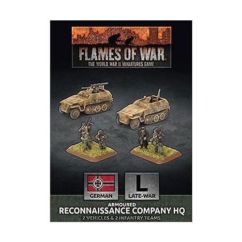 Flames of War: Late War: German: Reconnaissance HQ Platoon (GBX150) von Flames of War