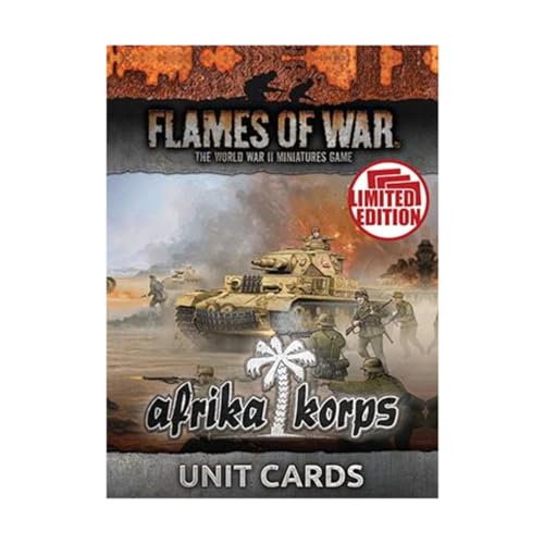 Flames of War: Mid War: Afrika Korps Unit Cards von Flames of War