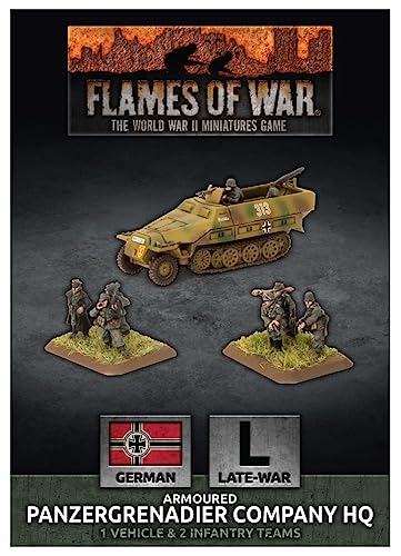 Panzergrenadier Company HQ (Plastic) von Flames of War