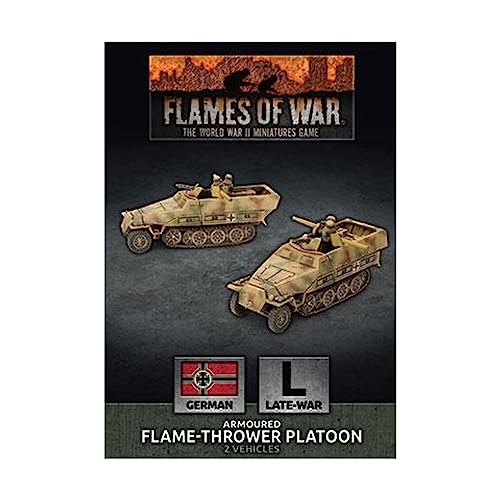 Flames of War Late War German Sd Kfz 251 Flammenwerfer Platoon von Flames of War