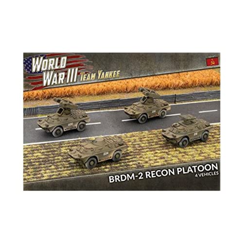 Team Yankee World War III - Soviet BRDM-2 Recon Platoon (TSBX24) von Flames of War