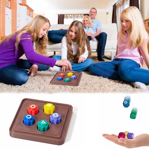 Flanliy Gonggi Korean Game, Gonggi Koreanisches Spielspiel, Gonggi Spiel, Gonggi Jack Stone Pebbles Set,Klassischer Hand-Auge-Koordinationsspaß (quadratische Basis) von Flanliy