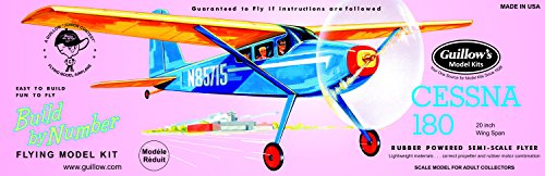 GUILLOW's Cessna 180 601 Powered Balsa Flying Model Kit von Flat River Group