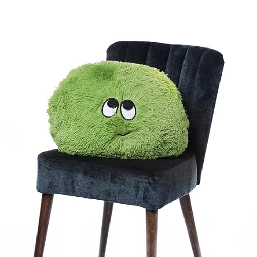 Flauschn Original buddyFLAUSCHN 50cm, Greenery Green grün Super Flauschiger Freund zum Kuscheln, Entspannen, Relaxen, Einschlafen. weicher und plüschiger als jedes Kuschelkissen von Flauschn