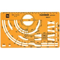 FLEISCHMANN 995101 N Gleisplanschablone N, Ep. I-VI von Fleischmann