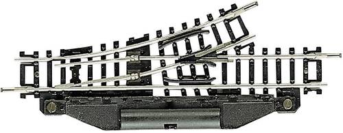 Fleischmann 22249 N Gleis (ohne Bettung) Weiche, elektrisch, links 104.2mm 24° 194.6mm 1St. von Fleischmann