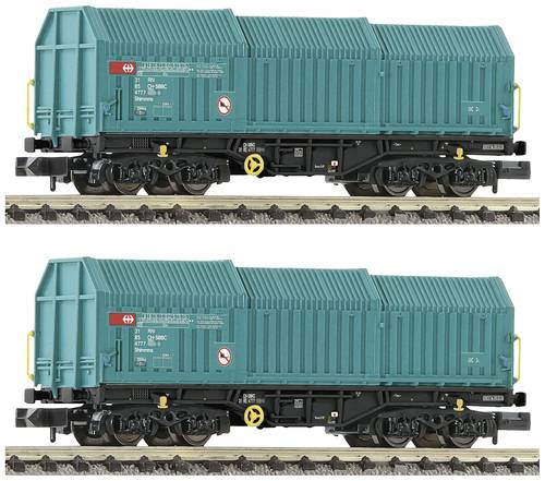 Fleischmann 6660037 N 2er-Set Teleskophaubenwagen der SBB von Fleischmann