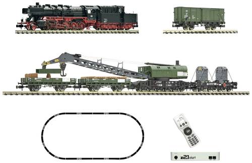 Fleischmann 5170004 N z21start DigitalSet Dampflok BR 051 mit Kranzug der DB von Fleischmann