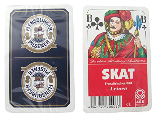 Flensburger Brauerei - Skatspiel - Franz. Bild - Leinen - 32 Blatt von Flensburger Brauerei -