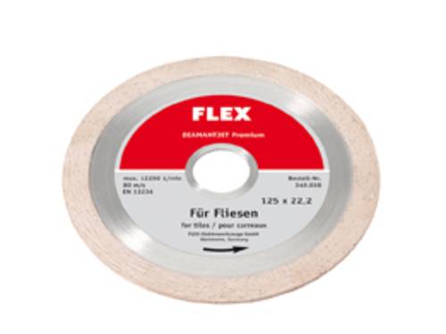 Flex 349038 Diamanttrennscheibe Durchmesser 125mm Bohrungs-Ø 22.2mm Fliesen, Marmor, Granit 1St. von Flex