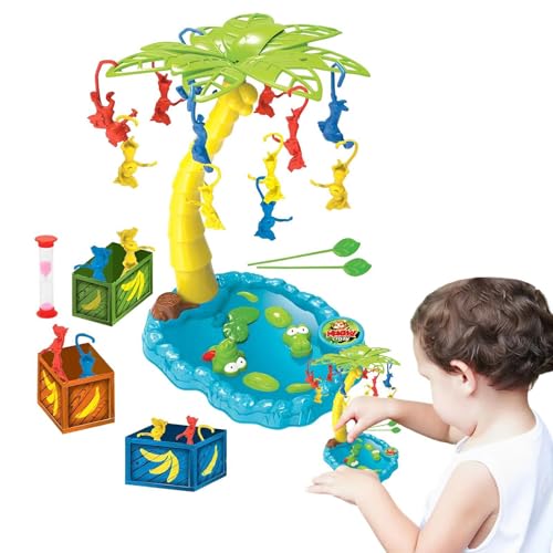 Affen um Kleinkindspiel, AFFE -Spiel für Kinder - Kletterbaum Monkey Swing -Spiel | Eltern-Kind-Tabletop-Spielzeug Interactive Wohnkultur zum Camping von Flkiglm