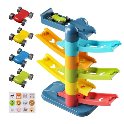Autorennbahn Spielzeug | Rennwagen Set | Interaktive Rampen Spielwelt zur Motorik Förderung für Kinder ab 3 Jahren Autorennbahn Spielzeug | Rennwagen Set | Interaktive Rampen Spielwelt zur Motorik Förderung für Kinder ab 3 Jahren von Flkiglm