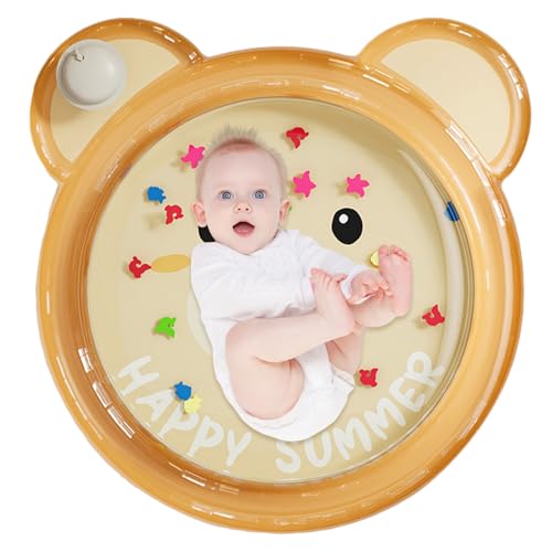Flkiglm Baby Wassermatte Spielmatte - Aufblasbare Sensorik Matte Mit Wasserfüllung - Tragbares Baby Spielzeug Für Aktivitäten Zuhause, Kindergarten Und Krippe Flkiglm Baby Wassermatte Spielmatte - Aufblasbare Sensorik Matte Mit Wasserfüllung - Tragbares Baby Spielzeug Für Aktivitäten Zuhause, Kindergarten Und Krippe von Flkiglm