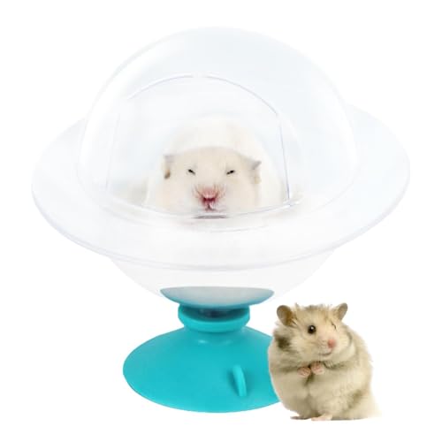 Flkiglm Sandbadebox für Hamster,Hamster Sandbadebox | Duschraum Hamster Chinchilla Badeschüssel Sandbad - Relax House Small Animal Habitat Badehaus für Rennmaus Syrischer Hamster von Flkiglm