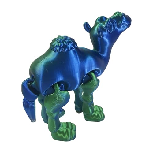 Flkiglm Tiere Actionfigur,Wüstenfiguren Dekor - 3D-Druck Tierstatue Heimdekoration - Aktive Gelenktiere, Modelldekoration für lustiges Lernspielzeug von Flkiglm