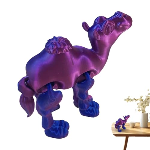 Flkiglm Tiere Actionfigur,Wüstenfiguren Dekor - 3D-Druck Tierstatue Heimdekoration | Tierskulptur Home Decor Kinderspielzeug für Arbeitsplatz, Spieltisch von Flkiglm