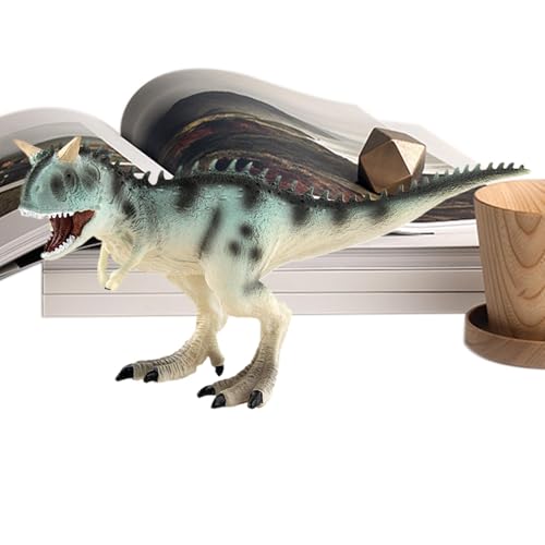 Flkiglm saurierspielzeugmodell, Figur | Carnotaurus Triceratops Desktop Ornament,Figur tierfigur lustiges Bildungsmodell für Mädchen Kinder von Flkiglm