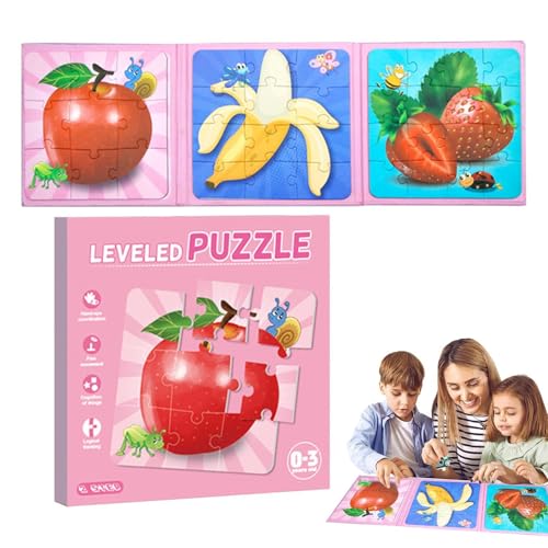 Magnetische Puzzles für Kinder, Magnetisches Puzzle, Pädagogische Lernpuzzles Spielzeug, Auto-Aktivitäten-Spielzeug, Puzzle-Spielzeug, tragbares Spiel, Vorschul-Lernaktivitäten für Kinder von Flkiglm