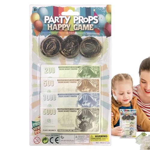 Spielgeld Requisite,Geldspielzeug Set - Rollenspiel Für Kinder Geburtstag Film Unterricht Homeschool Spielgeld Requisite,Geldspielzeug Set - Rollenspiel Für Kinder Geburtstag Film Unterricht Homeschool von Flkiglm